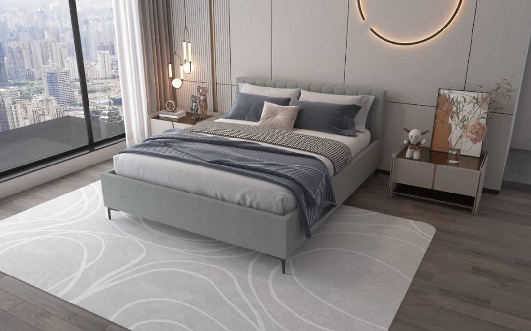 מיטה זוגית/נוער עם ארגז מצעים דגם: רפאל פסים – תמונה 2