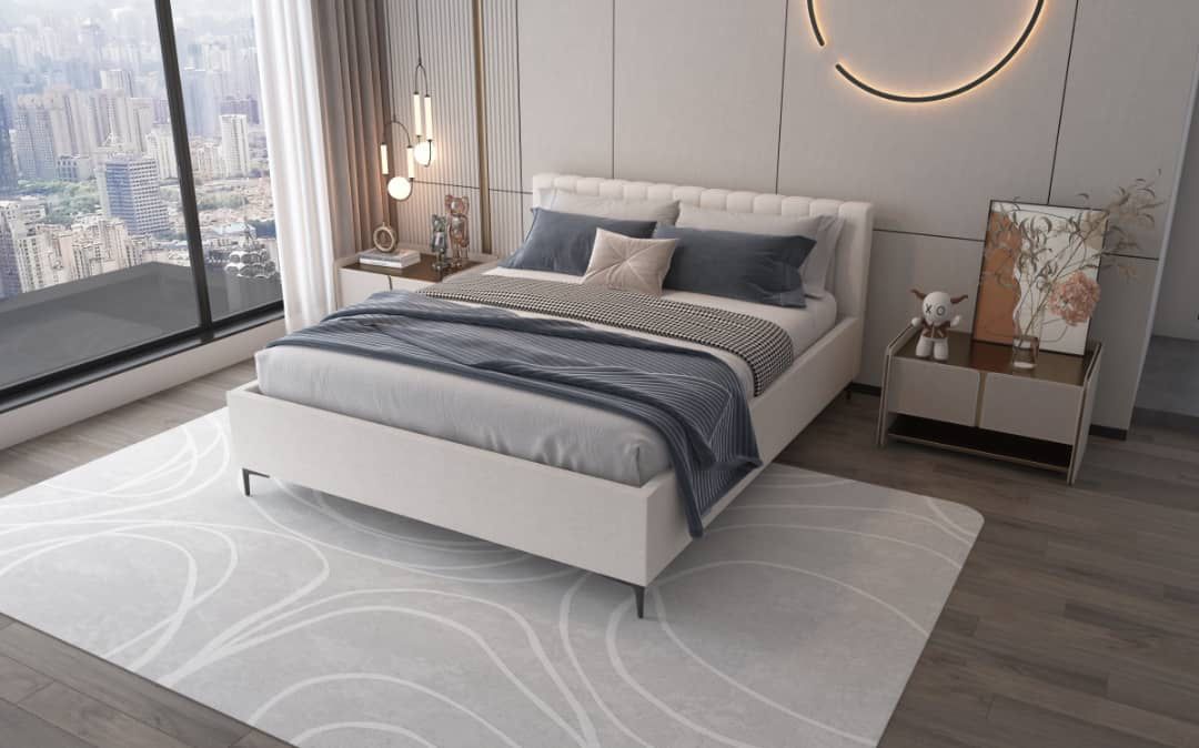 מיטה זוגית/נוער עם ארגז מצעים דגם: רפאל פסים – תמונה 6